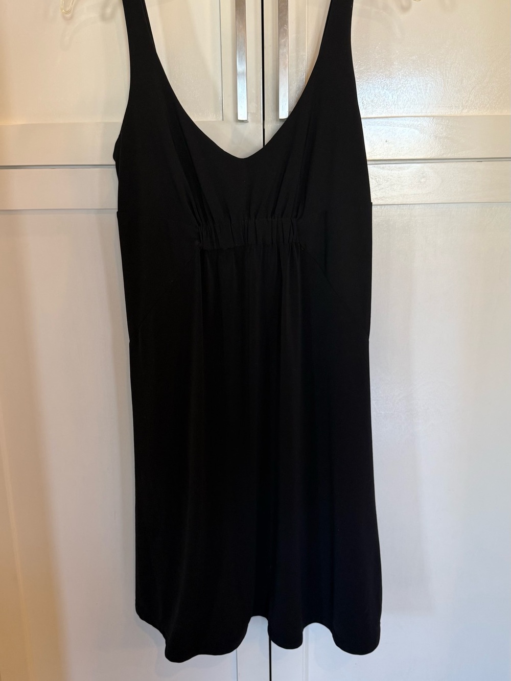 DOTTI Black Sleeveless V-Neck Women's Dress